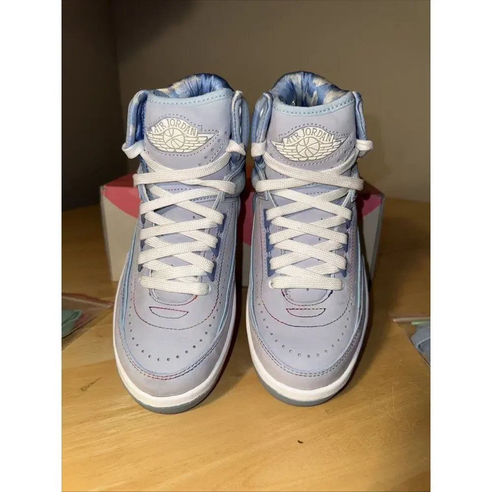 Air Jordan 2 Retro SP J Balvin DQ07691-419 SIZE 4Y / 5.5W Celestine Blue
